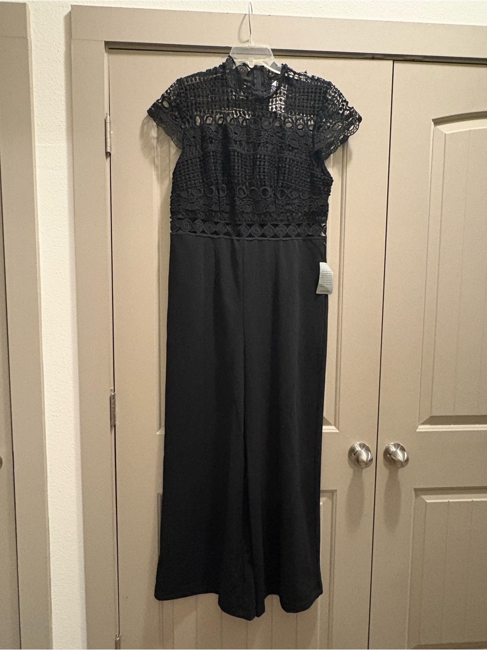 Nordstrom Rack Black Crochet Dress